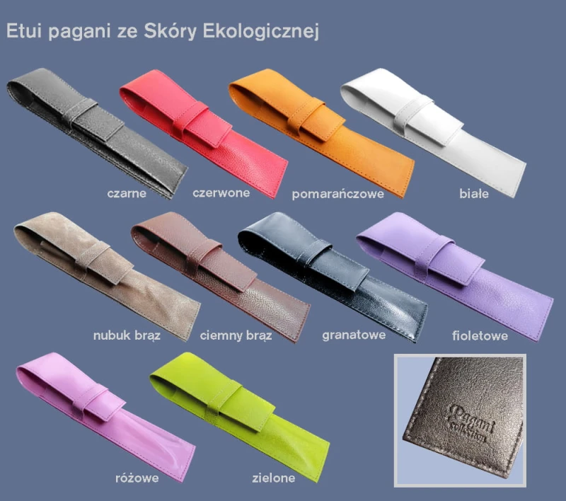 Etui kolor - Skóra EKO