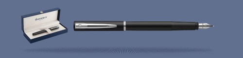  Pióro wieczne Waterman Allure/Graduate Czarny Mat CT + Box Premium | Stalówka F - 2068196