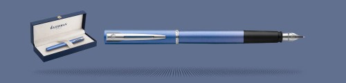  Pióro wieczne Waterman Allure/Graduate Niebieski Mat CT + Box Premium | Stalówka F - 2068195