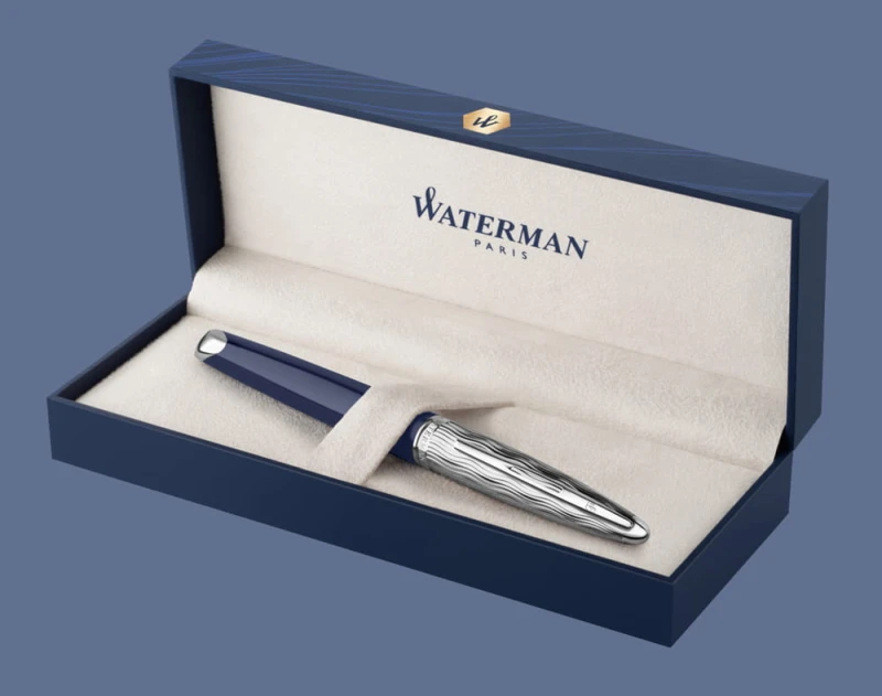 Pióro wieczne Waterman Carène L'essence Du Blue ST - 2166343 | Stalówka F/18K
