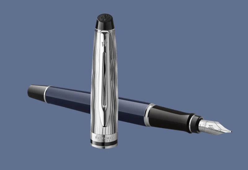 Pióro wieczne Waterman Expert L'essence Du Blue CT - 2166426 | Stalówka F