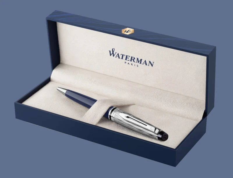 Długopis Waterman Expert L'essence Du Blue CT - 2166466 + BOX Premium