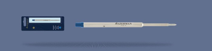 Wkład do długopisu Waterman Standard Niebieski M - S0944490