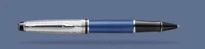 Pióro kulkowe Waterman Expert Deluxe Metalic Niebieski CT - 2187682