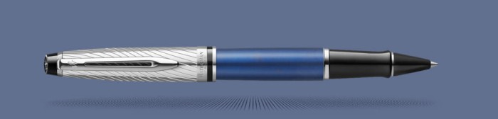 Pióro kulkowe Waterman Expert Deluxe Metalic Niebieski CT - 2187682