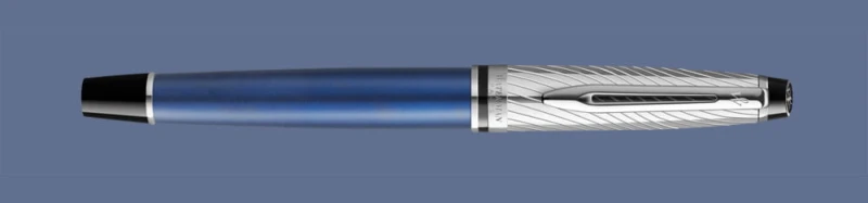 Pióro kulkowe Waterman Expert Deluxe Metalic Niebieski CT - 2187682