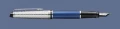 Pióro wieczne Waterman Expert Deluxe Metalic Niebieski CT - 2187650 | Stalówka F