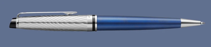 Długopis Waterman Expert Deluxe Metalic Niebieski CT