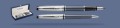 Zestaw Piśmienny Waterman Pióro wieczne + Długopis Waterman Expert Deluxe Metalic Grafitowy CT | Stalówka F