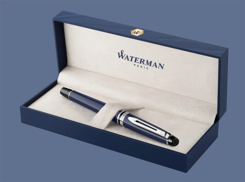 Pióro wieczne Waterman Expert Blue Core CT - 2214207 | Stalówka M + BOX Premium