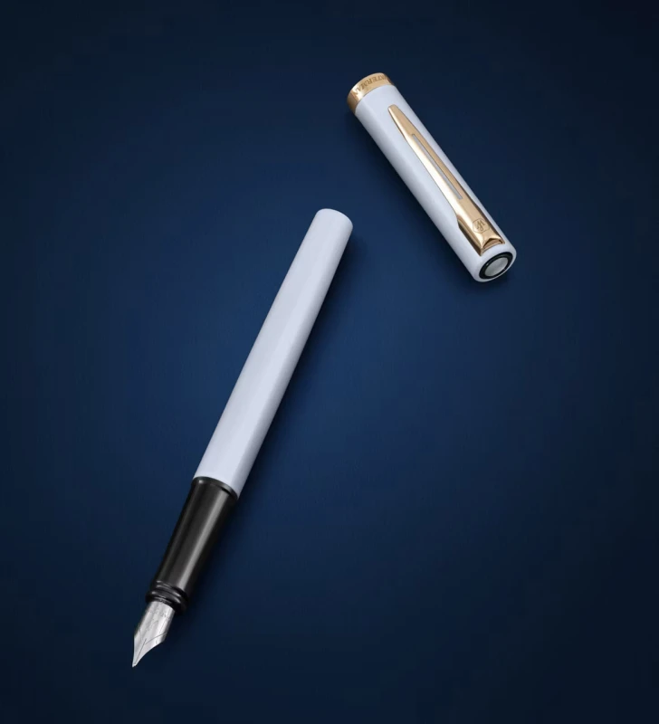 Pióro wieczne Waterman Impression Biały GT | Stalówka F - 2225469