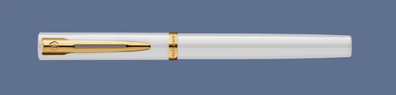 Pióro wieczne Waterman Impression Biały GT | Stalówka F - 2225469