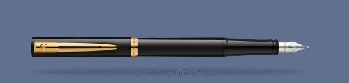 Pióro wieczne Waterman Impression Czarny GT +  Box Standard | Stalówka F - 2225499