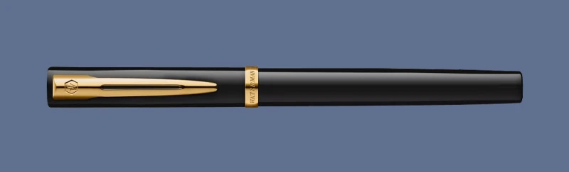 Pióro wieczne Waterman Impression Czarny GT | Stalówka F - 2225499