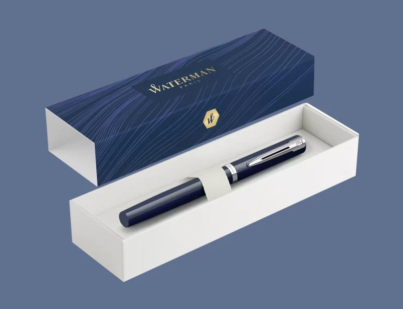 Pióro wieczne Waterman Impression Granatowy CT + Box Standard | Stalówka F - 2225502