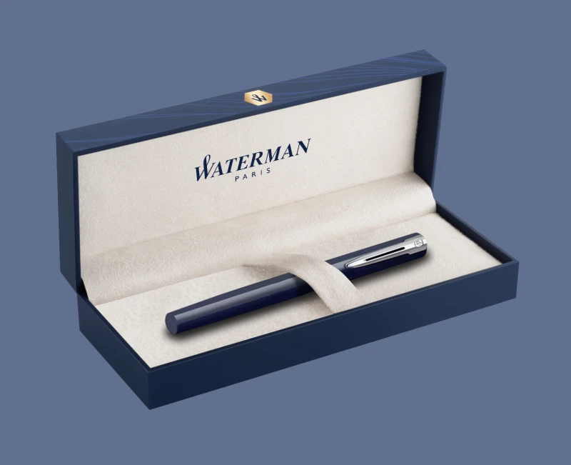 Pióro wieczne Waterman Impression Granatowy CT + Box Premium | Stalówka F - 2225502