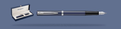 Pióro wieczne Waterman Impression Granatowy CT +  Box Premium | Stalówka F - 2225502