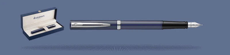 Pióro wieczne Waterman Impression Granatowy CT + Box Premium | Stalówka F - 2225502