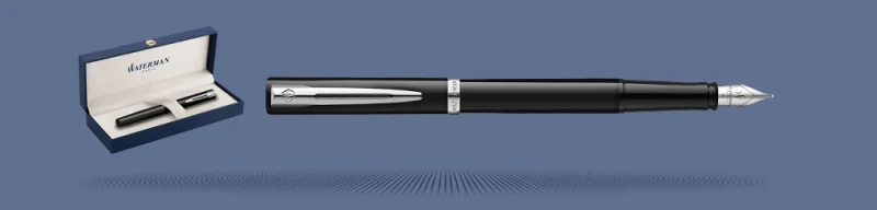 Pióro wieczne Waterman Impression Czarny CT + Box Premium | Stalówka F - 2225496