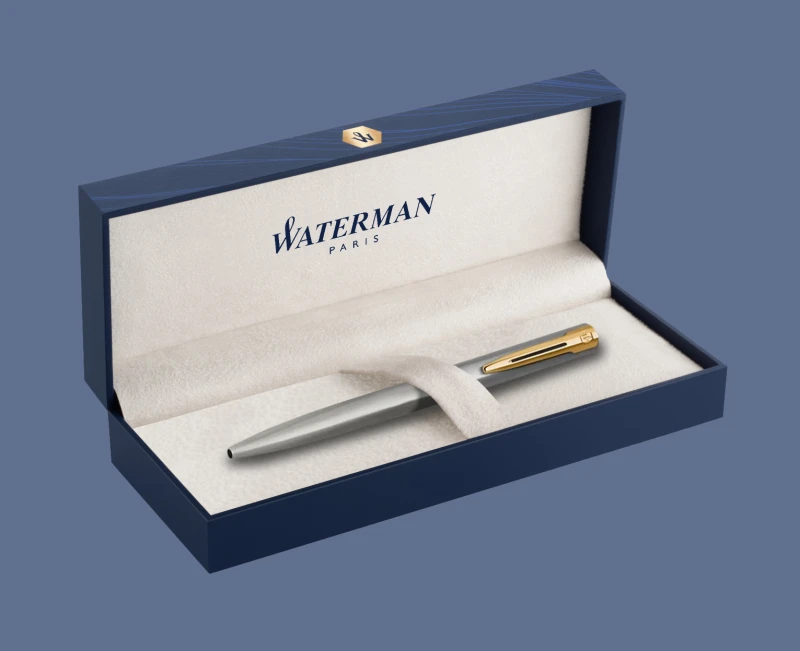 Długopis Waterman Impression Stalowy GT + Box Premium - 2225495