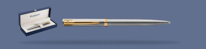 Długopis Waterman Impression Stalowy GT + Box Premium - 2225495