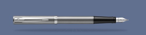 Pióro wieczne Waterman Impression Stalowy CT +  Box Standard | Stalówka F - 2225450