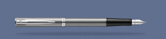 Pióro wieczne Waterman Impression Stalowy CT + Box Standard | Stalówka F - 2225450