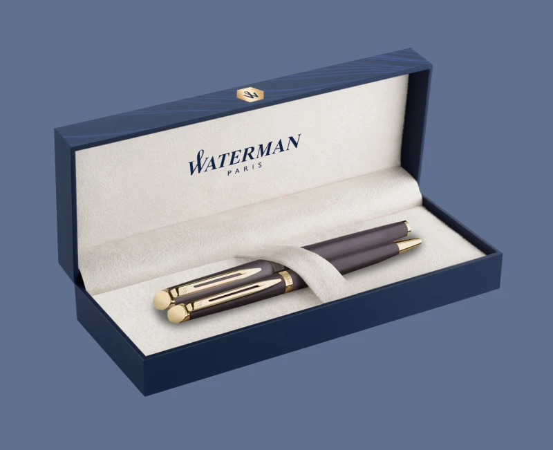 Zestaw Pióro wieczne + Długopis Waterman Hémisphère Lava GT | Stalówka F - 2217939_2217942