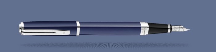 Pióro wieczne Waterman Exception Slim Blue Core ST - 2214314 | Stalówka F/18K