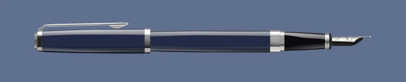 Pióro wieczne Waterman Exception Slim Blue Core ST - 2214314 | Stalówka F/18K
