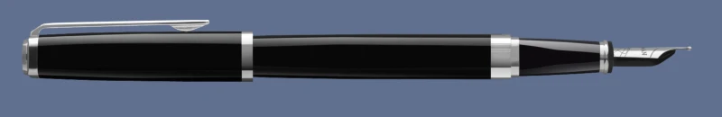 Pióro wieczne Waterman Exception Slim Laka Czarna ST - S0637010 | Stalówka F/18K