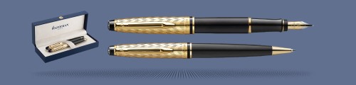 Zestaw Pióro wieczne + Długopis Waterman Expert Opera GT | Stalówka M - 2225138_2225140