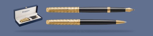 Zestaw Pióro wieczne + Długopis Waterman Hémisphère The Opera GT - 2225135_2225137 | Stalówka F