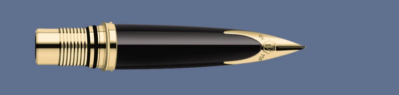 Część przednia do pióra wiecznego Waterman Carène - Black GT | Stalówka B - S0296940