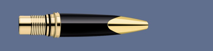 Osłona sekcji do pióra kulkowego Waterman Carène - Black GT - S0296990