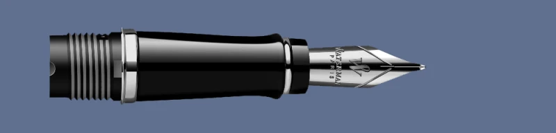 Część przednia do pióra wiecznego Waterman Expert - Black CT | Stalówka EF - S0968440