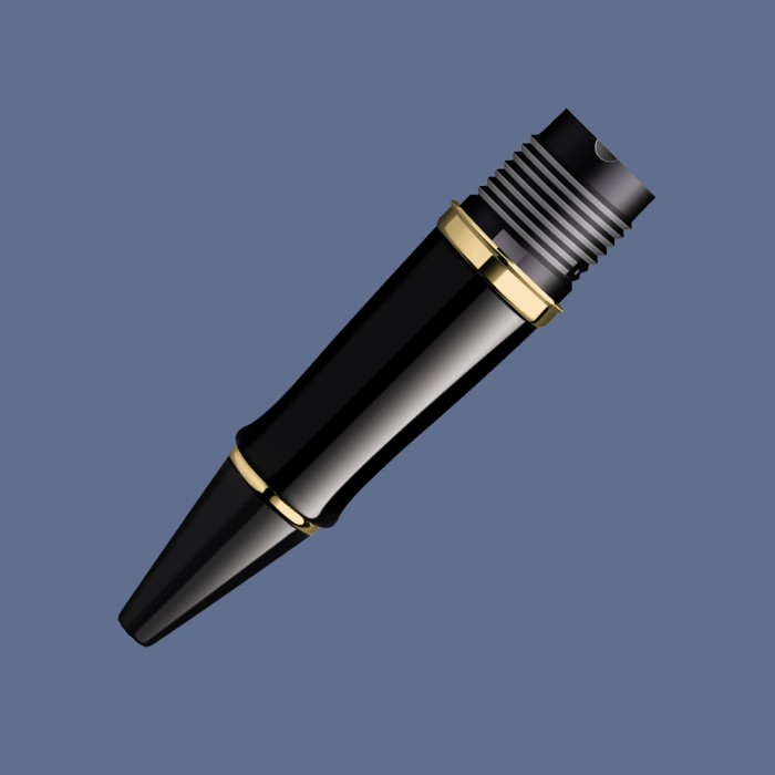 Osłona sekcji do pióra kulkowego Waterman Expert - Black GT - S0968580