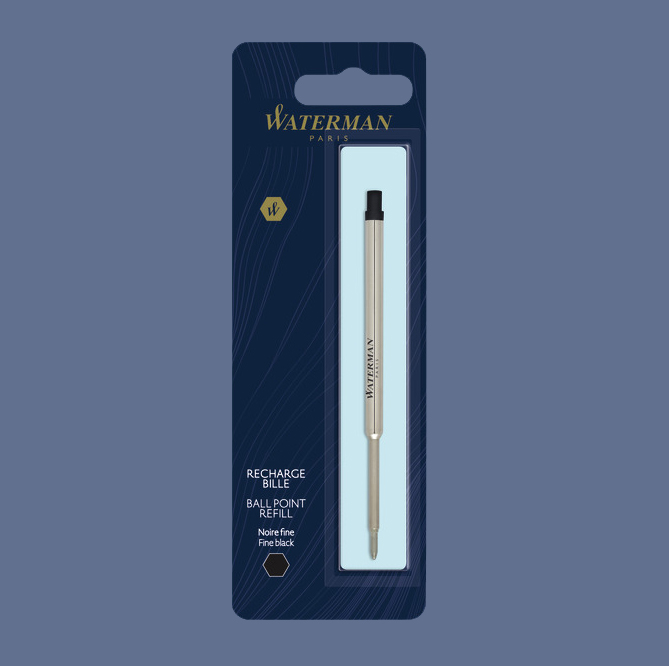 Wkład do długopisu Waterman Standard Czarny F - 1964017
