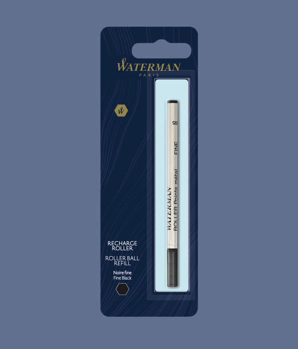 Wkład do pióra kulkowego Waterman Czarny F - 1964019