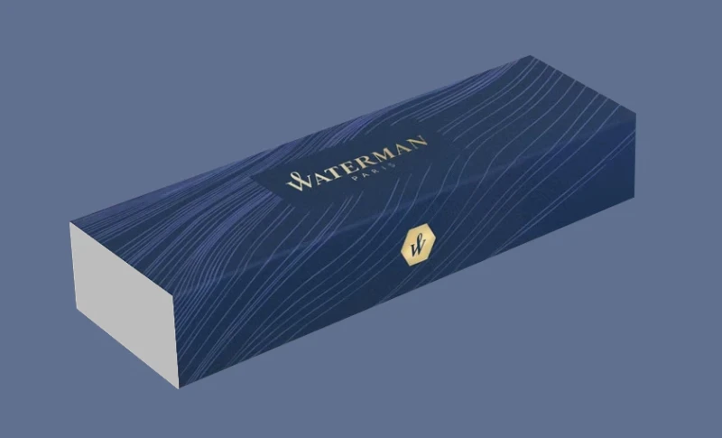 Zestaw Pióro wieczne + Długopis Waterman Expert Stalowy GT + Etui Kolor | Stalówka F