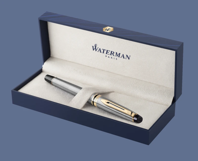 Pióro wieczne Waterman Expert Stalowy GT - S0951940 | Stalówka F