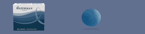 Naboje atramentowe Waterman Krótkie Niebiesko-Czarne 6 szt. - S0111000