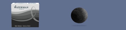 Naboje atramentowe Waterman Krótkie Czarne 6 szt. - S0110940