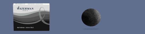 Naboje atramentowe Waterman Długie Czarne 8 szt. - S0110850