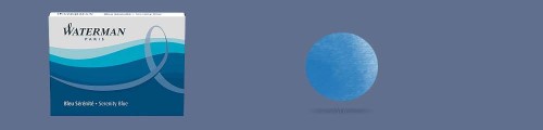 Naboje atramentowe Waterman Długie Niebieskie 8 szt. - S0110860